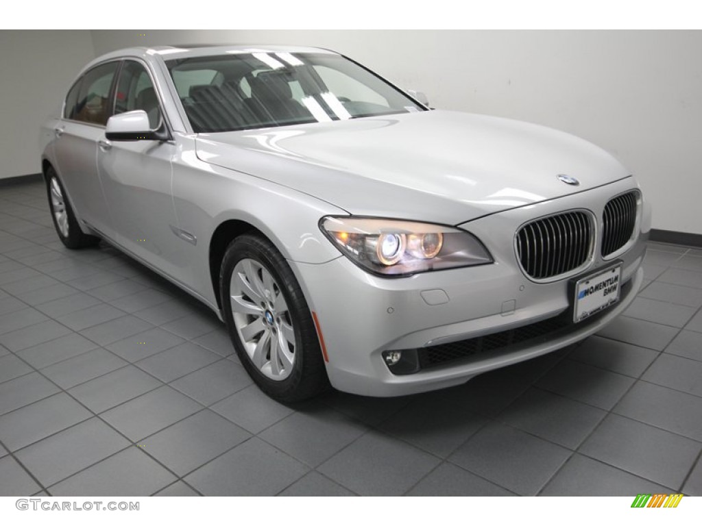 2011 7 Series 750Li Sedan - Titanium Silver Metallic / Black photo #1