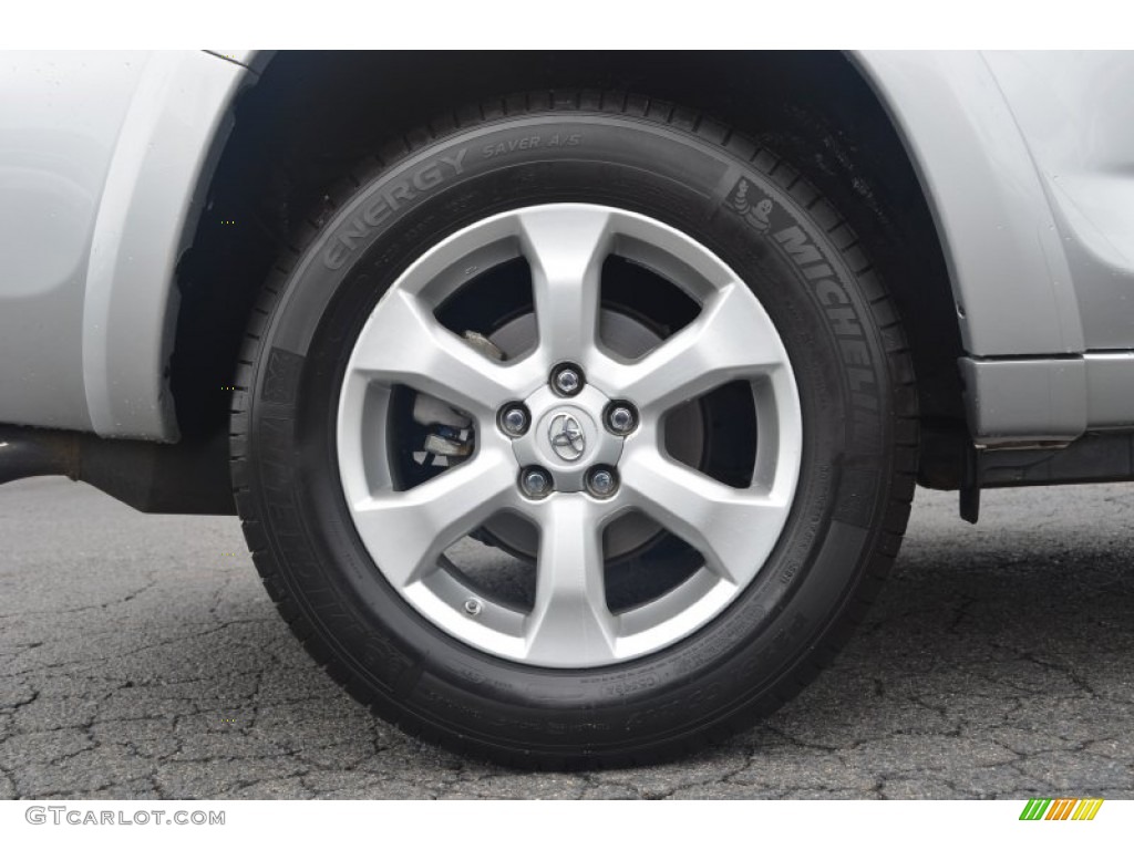 2009 RAV4 Limited V6 - Classic Silver Metallic / Ash Gray photo #16