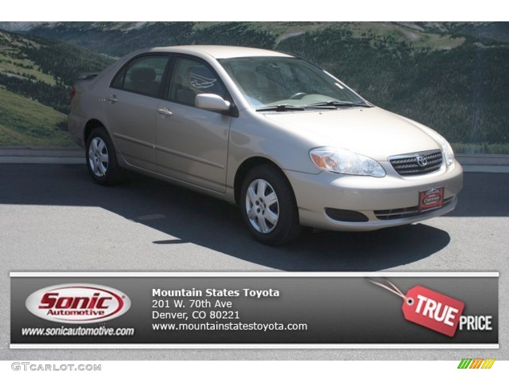 Desert Sand Mica Toyota Corolla