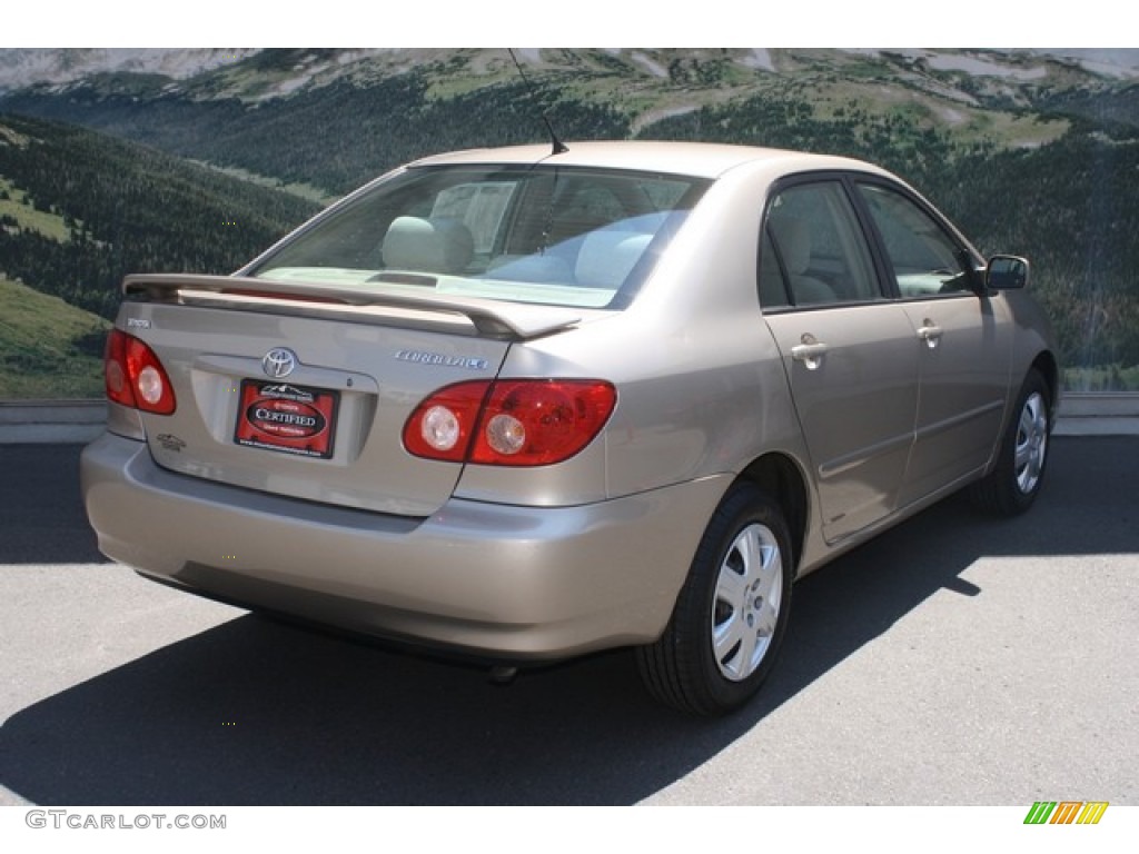 2008 Corolla LE - Desert Sand Mica / Beige photo #3