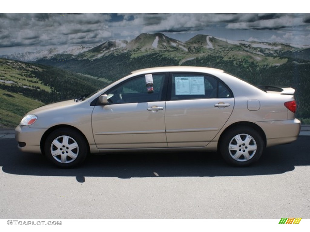 2008 Corolla LE - Desert Sand Mica / Beige photo #6