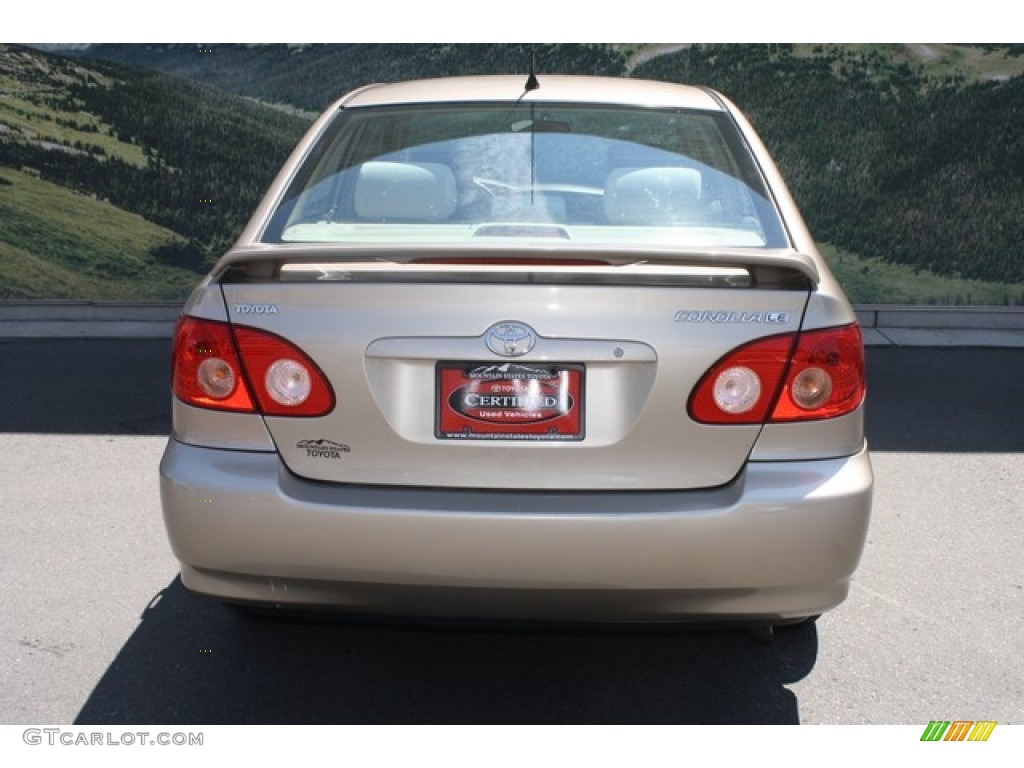 2008 Corolla LE - Desert Sand Mica / Beige photo #8