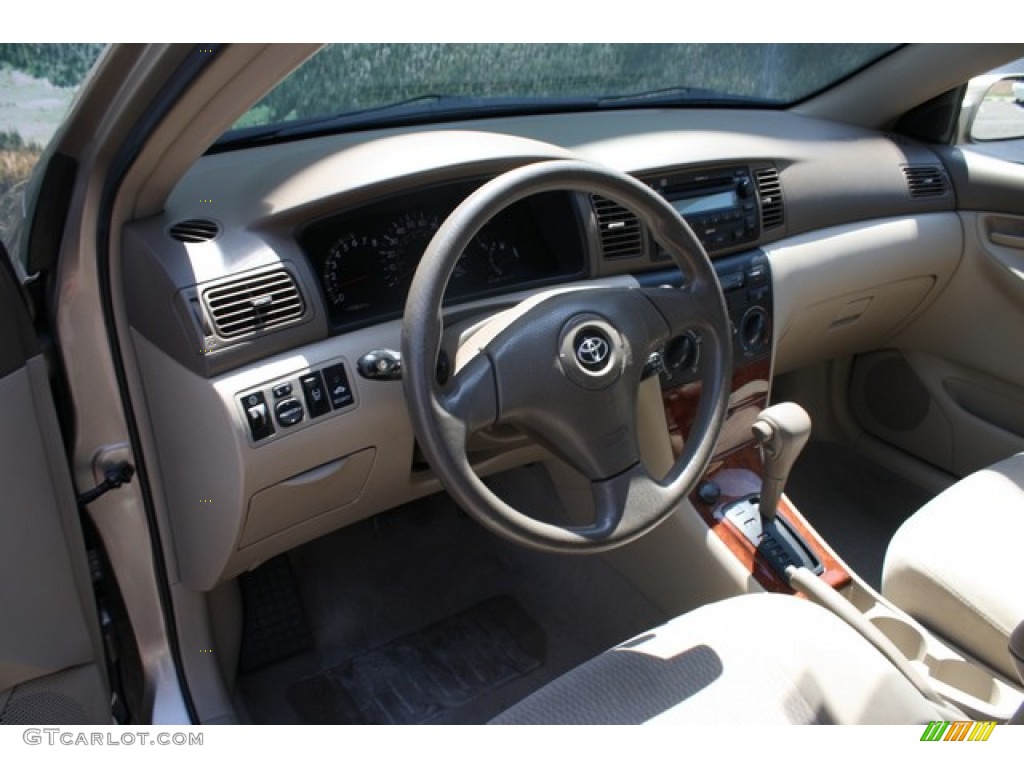 2008 Corolla LE - Desert Sand Mica / Beige photo #9
