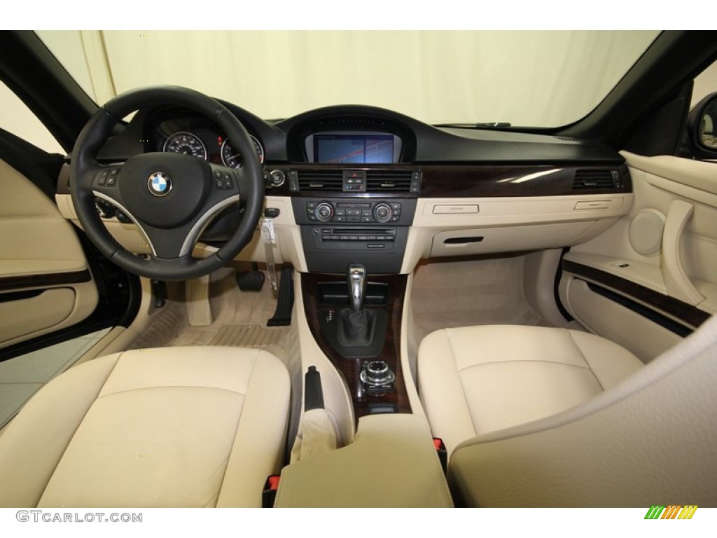 2010 3 Series 328i Convertible - Black Sapphire Metallic / Cream Beige photo #4