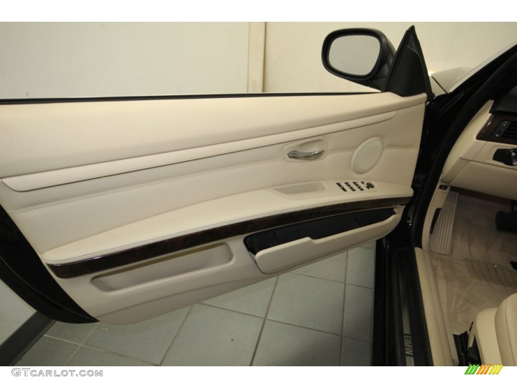2010 3 Series 328i Convertible - Black Sapphire Metallic / Cream Beige photo #16
