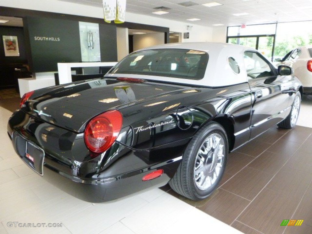 Evening Black 2002 Ford Thunderbird Neiman Marcus Edition Exterior Photo #83050623