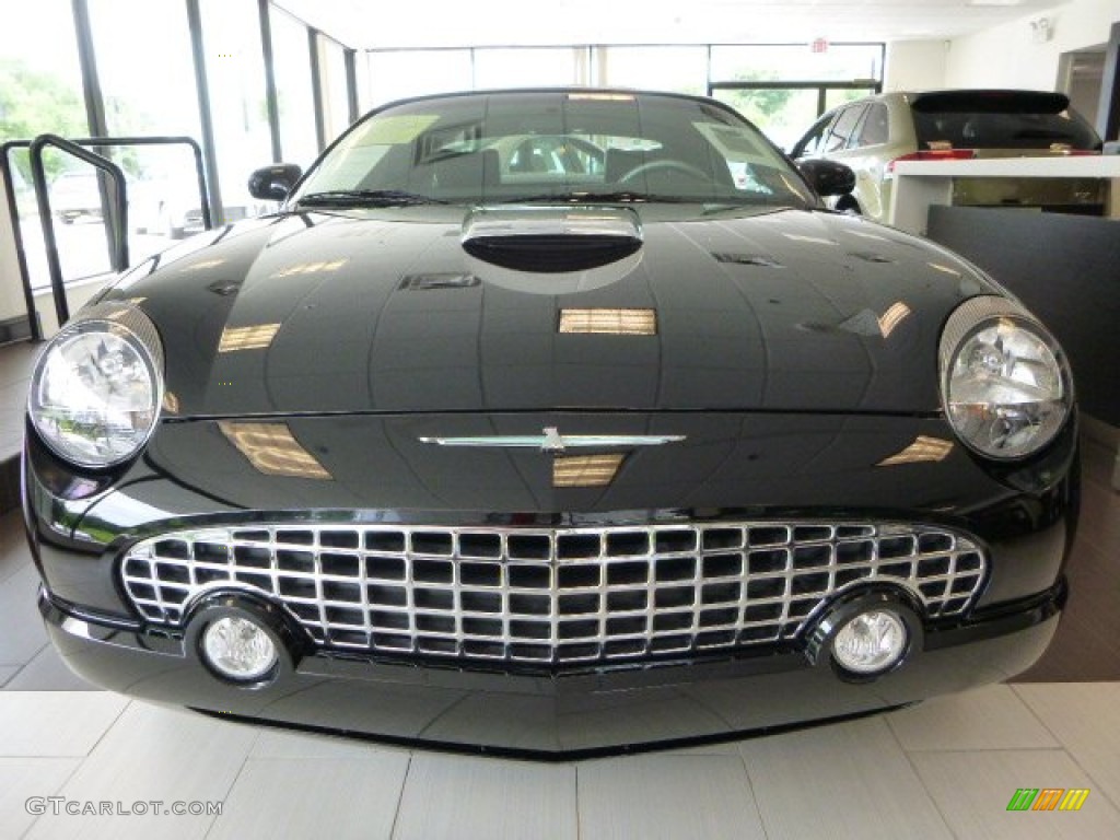 Evening Black 2002 Ford Thunderbird Neiman Marcus Edition Exterior Photo #83050713