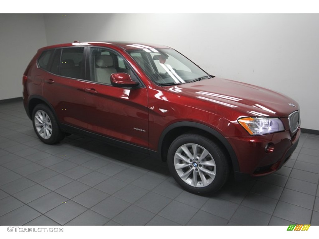 Vermilion Red Metallic 2014 BMW X3 xDrive28i Exterior Photo #83050785