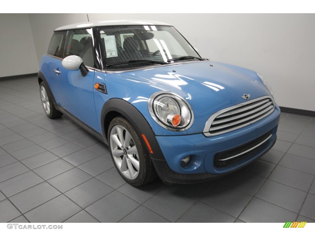 2013 Cooper Hardtop - Kite Blue / Carbon Black photo #1