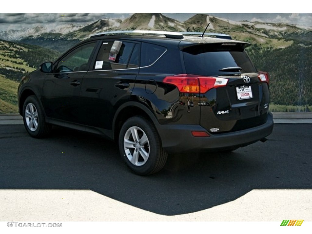 2013 RAV4 XLE AWD - Black / Beige photo #2