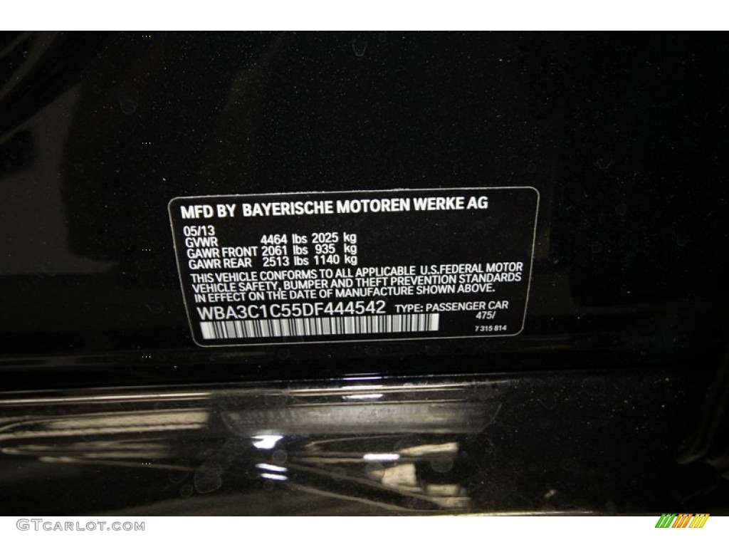 2013 3 Series 328i Sedan - Black Sapphire Metallic / Black photo #9