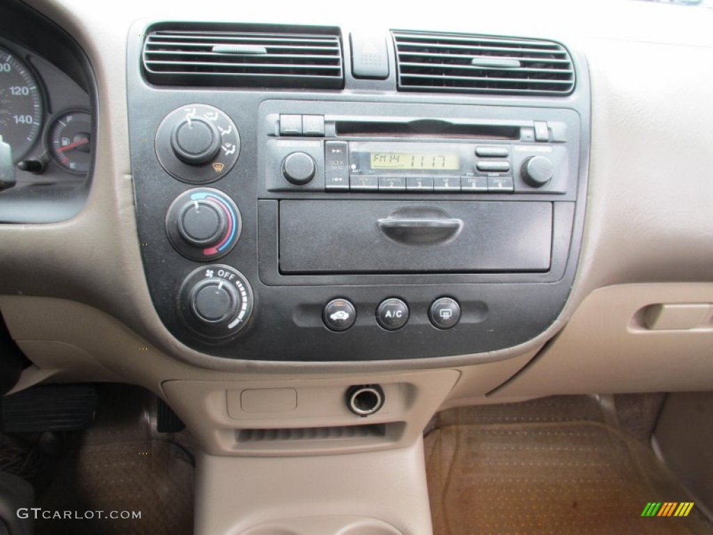 2001 Civic EX Sedan - Clover Green / Beige photo #10