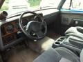 1992 Banzai Blue Metallic Dodge Ram 250 LE Extended Cab  photo #8