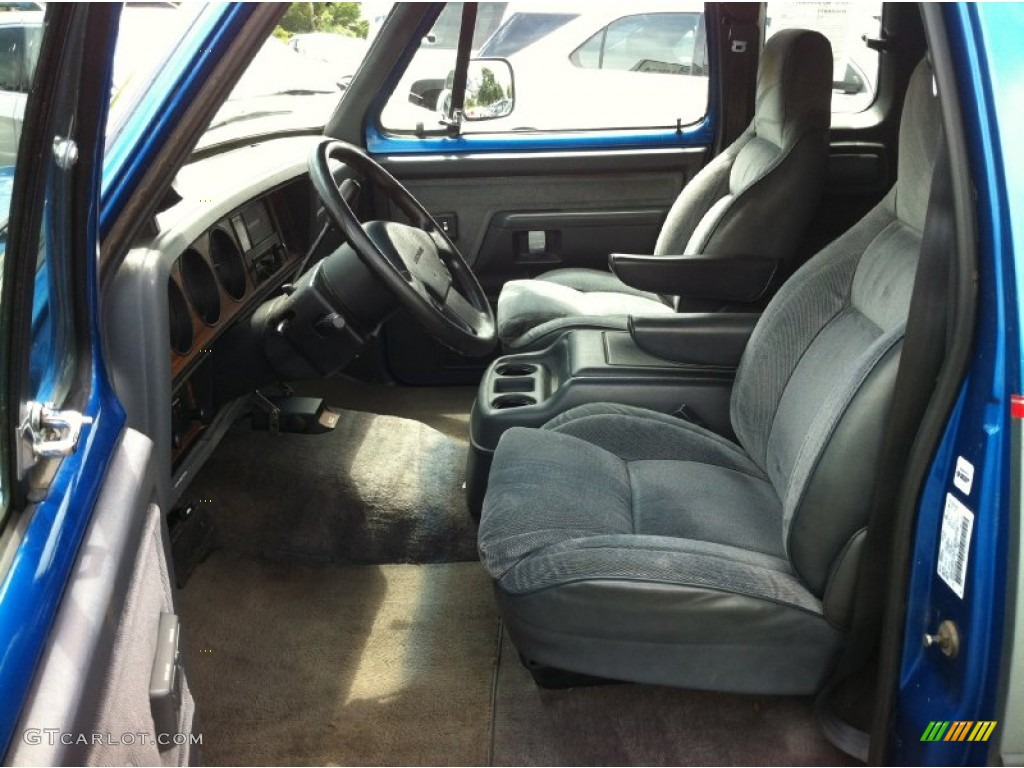 1992 Dodge Ram 250 LE Extended Cab Front Seat Photo #83055663