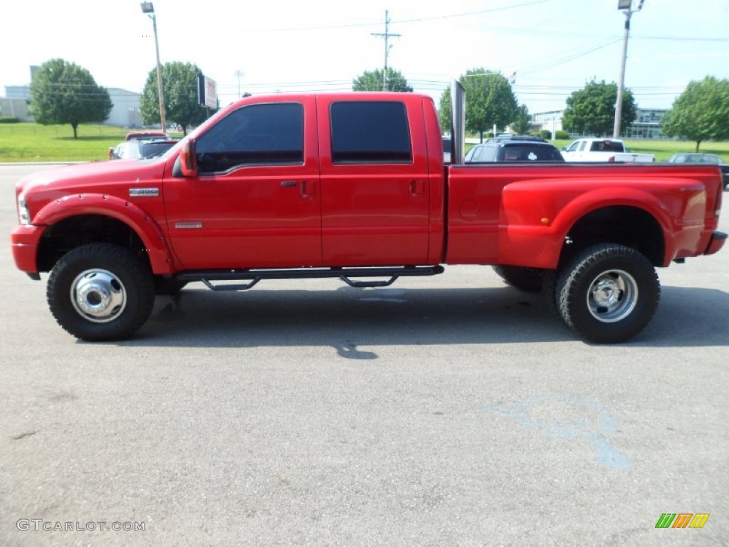 Red Clearcoat Ford F350 Super Duty