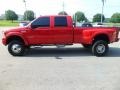 2006 Red Clearcoat Ford F350 Super Duty XLT Crew Cab 4x4 Dually  photo #1