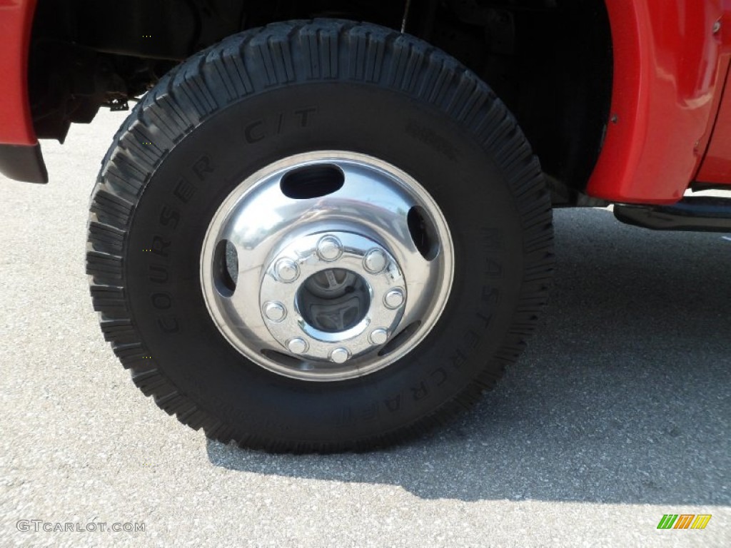 2006 F350 Super Duty XLT Crew Cab 4x4 Dually - Red Clearcoat / Dark Flint photo #9