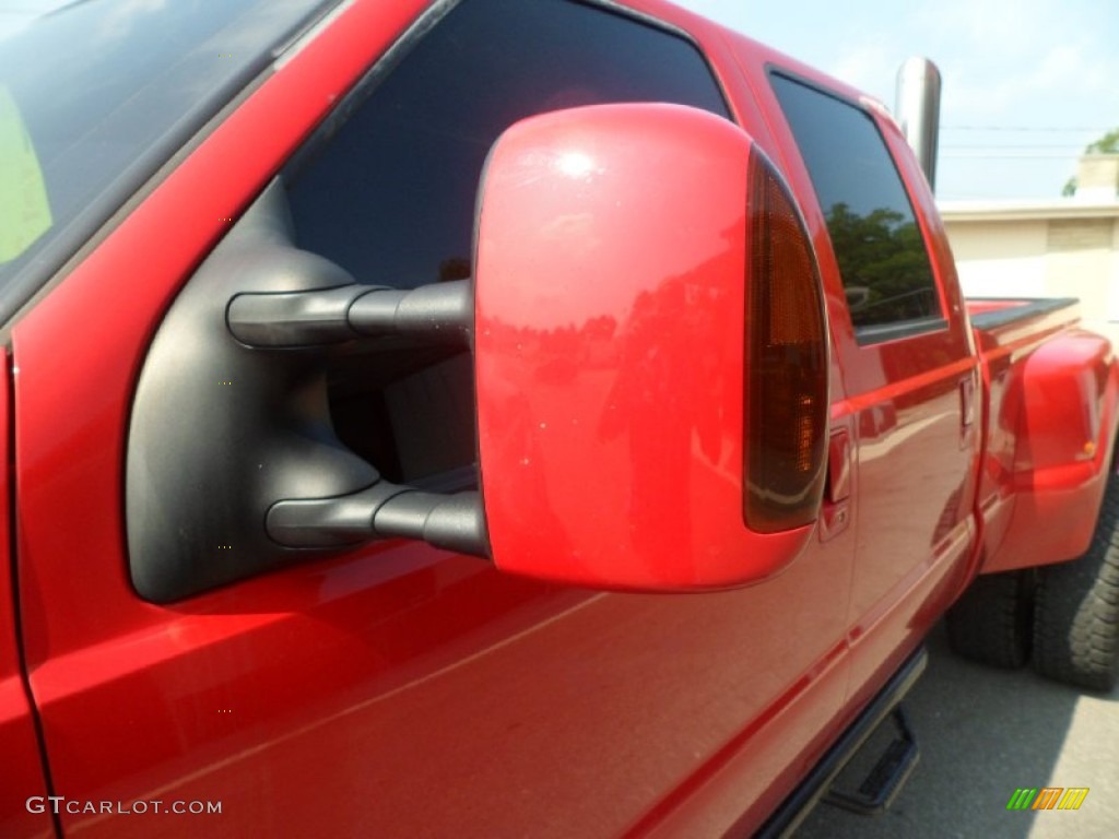 2006 F350 Super Duty XLT Crew Cab 4x4 Dually - Red Clearcoat / Dark Flint photo #11