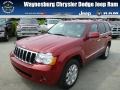 2010 Inferno Red Crystal Pearl Jeep Grand Cherokee Limited 4x4  photo #1