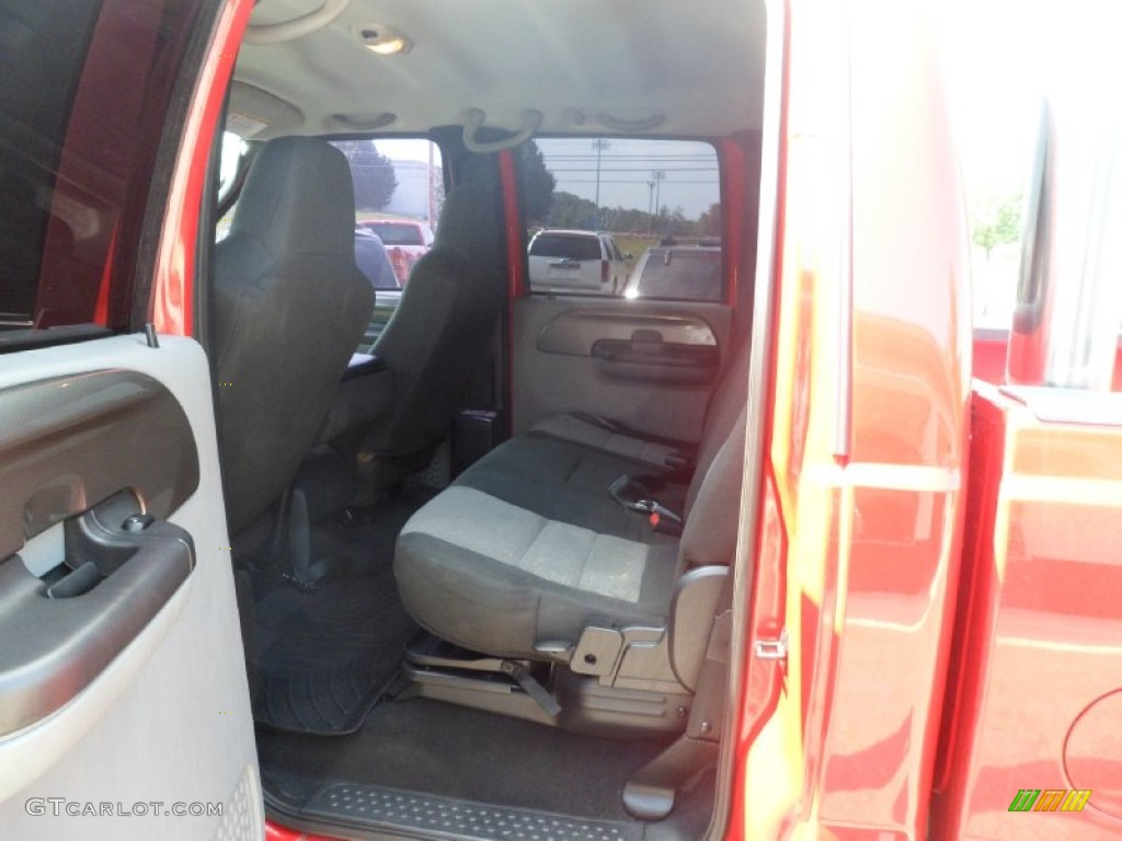 2006 F350 Super Duty XLT Crew Cab 4x4 Dually - Red Clearcoat / Dark Flint photo #22