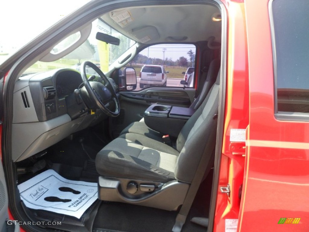 2006 F350 Super Duty XLT Crew Cab 4x4 Dually - Red Clearcoat / Dark Flint photo #24