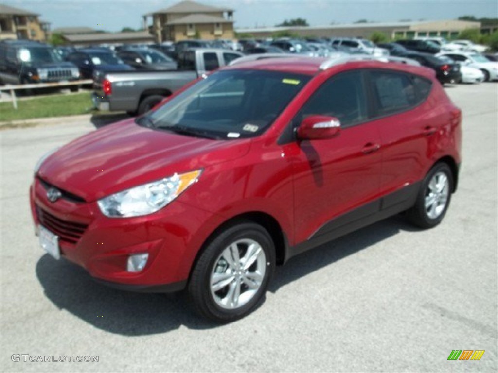 2013 Tucson Limited - Garnet Red / Taupe photo #1