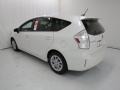 2013 Blizzard White Pearl Toyota Prius v Three Hybrid  photo #20