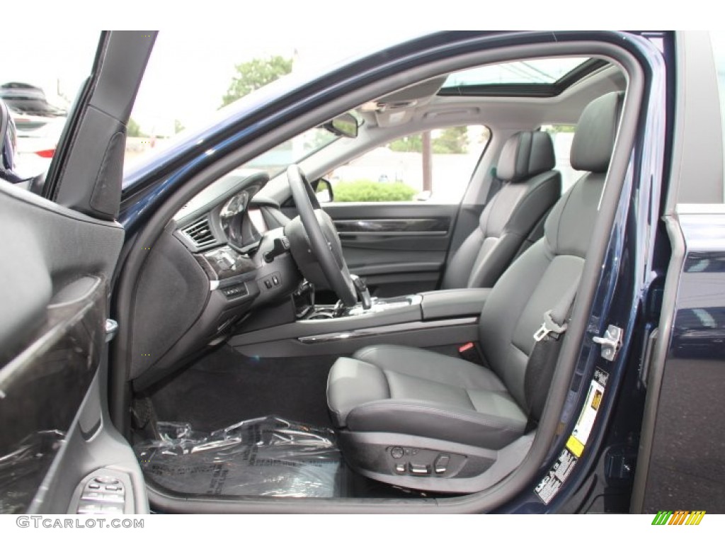 2012 7 Series 750i xDrive Sedan - Imperial Blue Metallic / Black photo #11