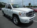 2007 Bright White Dodge Ram 1500 Laramie Quad Cab  photo #10