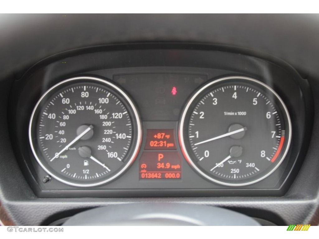 2012 BMW 3 Series 335i Coupe Gauges Photo #83061663