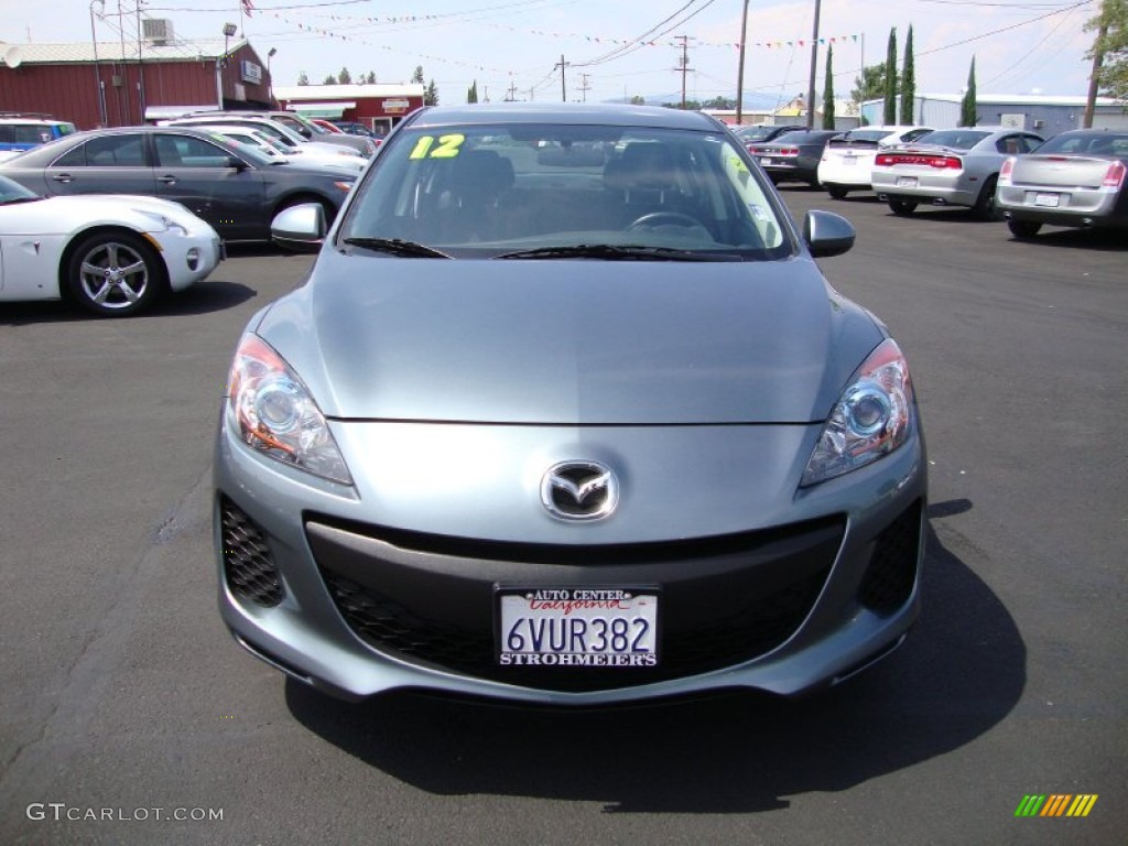 2012 MAZDA3 i Touring 4 Door - Dolphin Gray Mica / Black photo #2