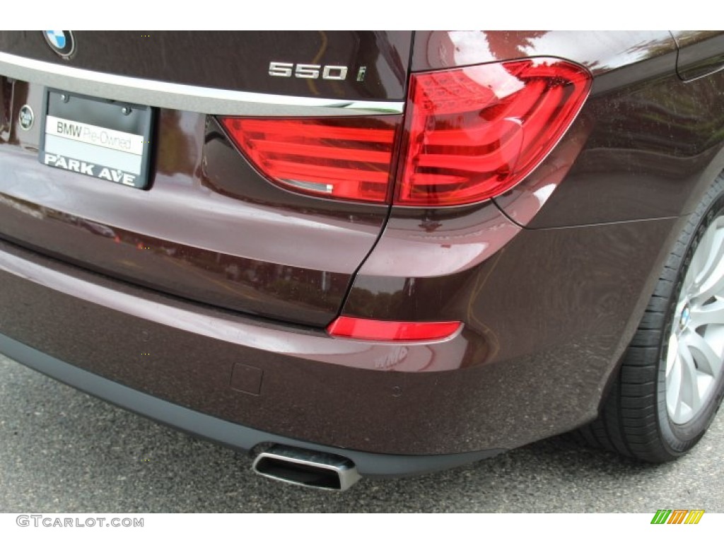 2013 5 Series 550i xDrive Gran Turismo - Damask Red Metallic / Black photo #22