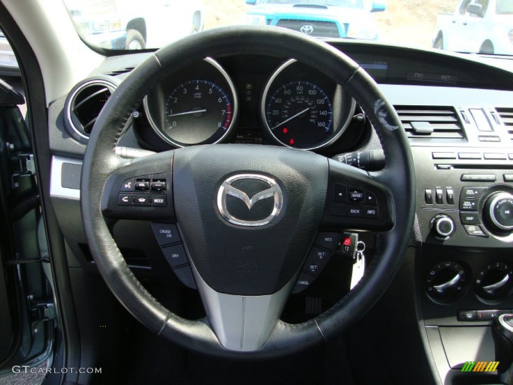 2012 MAZDA3 i Touring 4 Door - Dolphin Gray Mica / Black photo #12