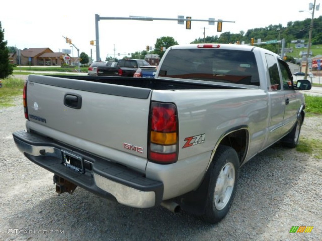 2006 Sierra 1500 SLE Extended Cab 4x4 - Silver Birch Metallic / Dark Pewter photo #6