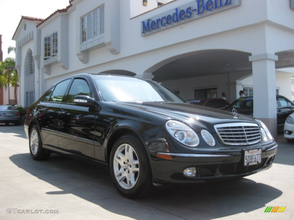 2003 E 320 Sedan - Black / Charcoal photo #1