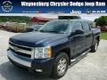 2008 Dark Blue Metallic Chevrolet Silverado 1500 LT Crew Cab 4x4  photo #1