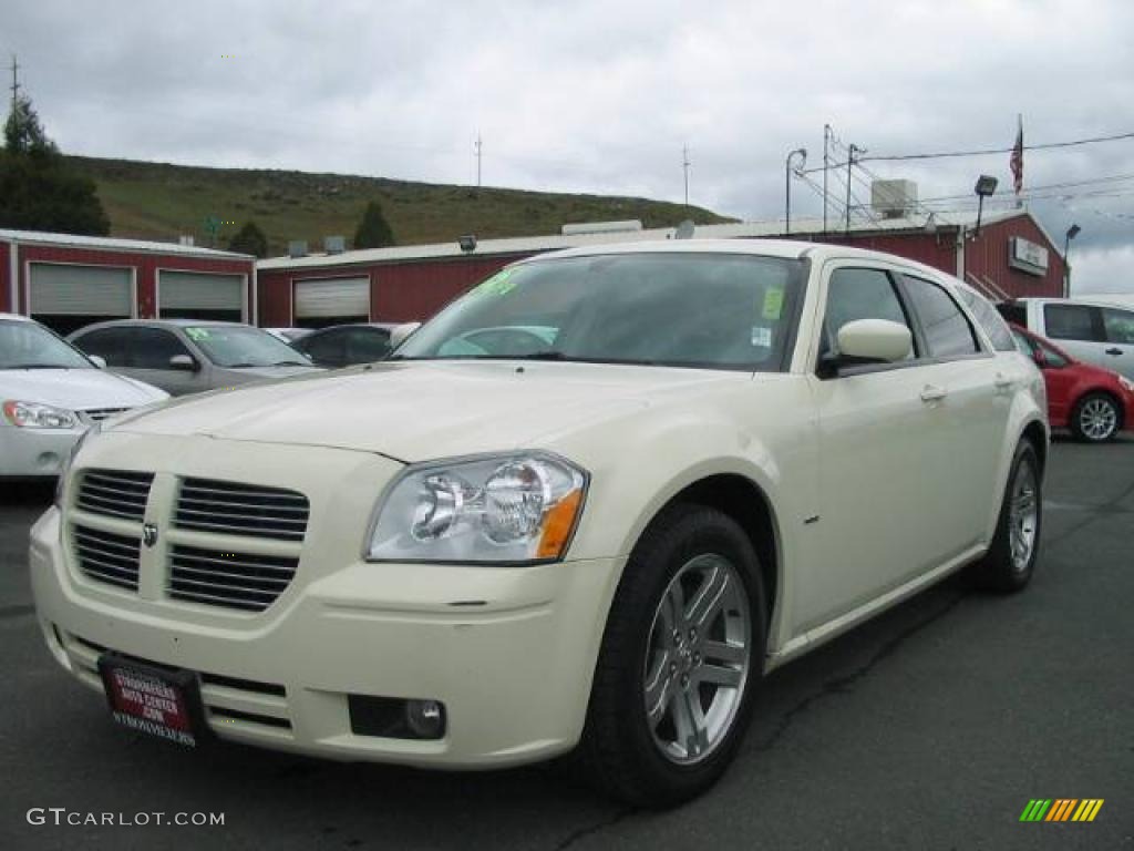 Cool Vanilla White Dodge Magnum