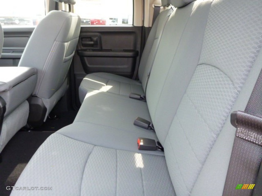 2013 1500 Express Quad Cab 4x4 - Bright Silver Metallic / Black/Diesel Gray photo #12