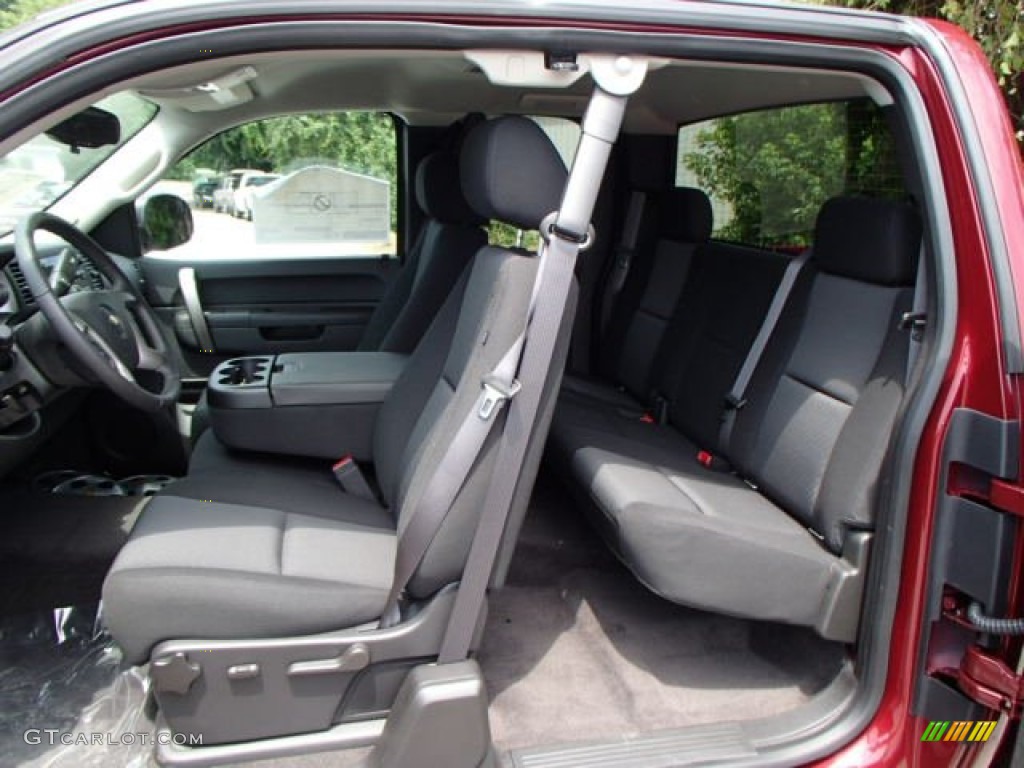 2013 Silverado 1500 LT Extended Cab 4x4 - Deep Ruby Metallic / Ebony photo #13