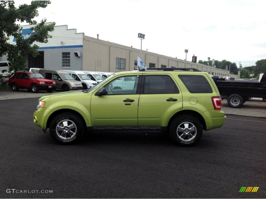 Lime Squeeze Metallic 2012 Ford Escape XLT 4WD Exterior Photo #83065548