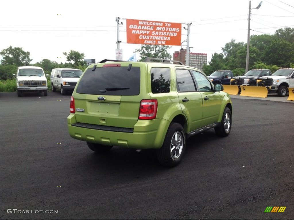 2012 Escape XLT 4WD - Lime Squeeze Metallic / Stone photo #5