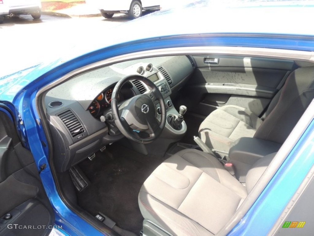 2007 Sentra SE-R Spec V - Sapphire Blue / SE-R Charcoal photo #3