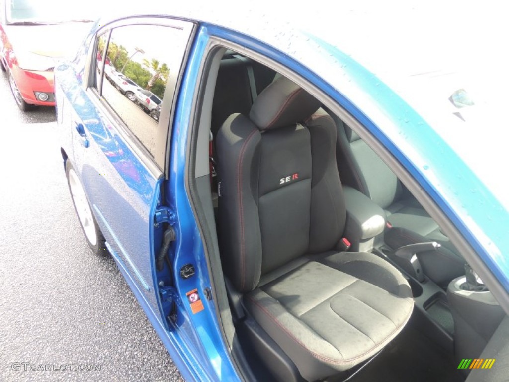 2007 Sentra SE-R Spec V - Sapphire Blue / SE-R Charcoal photo #10