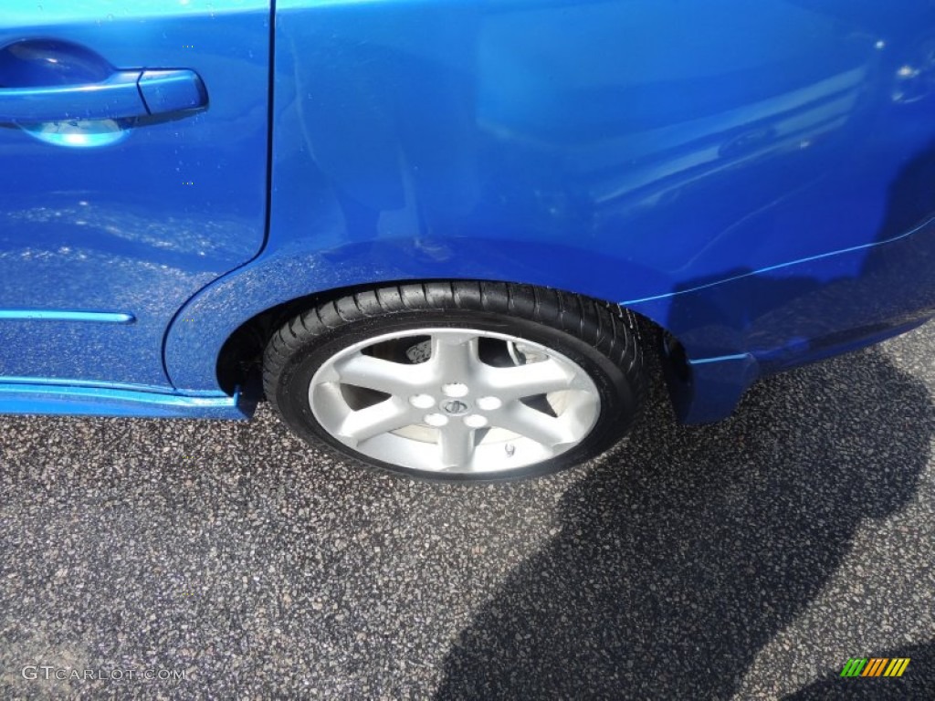 2007 Sentra SE-R Spec V - Sapphire Blue / SE-R Charcoal photo #17