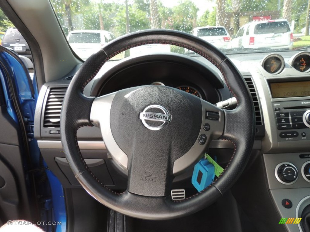 2007 Sentra SE-R Spec V - Sapphire Blue / SE-R Charcoal photo #21