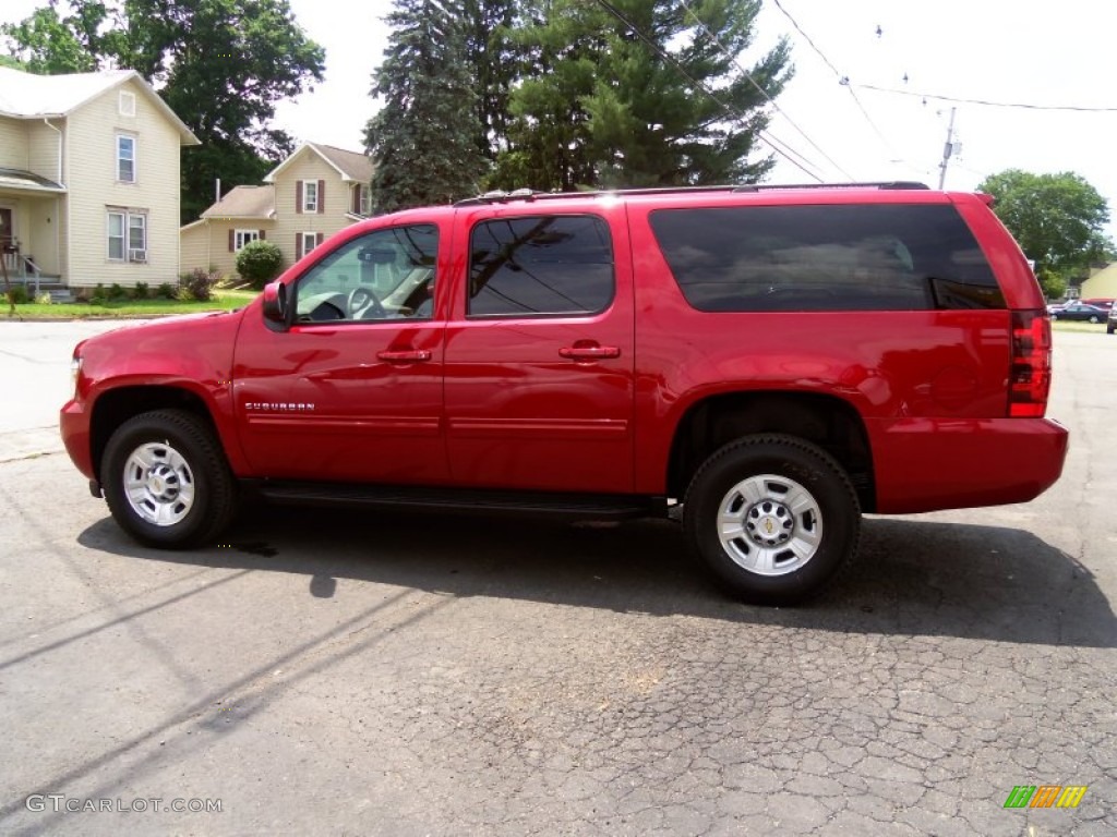 Crystal Red Tintcoat 2013 Chevrolet Suburban 2500 LS 4x4 Exterior Photo #83066958