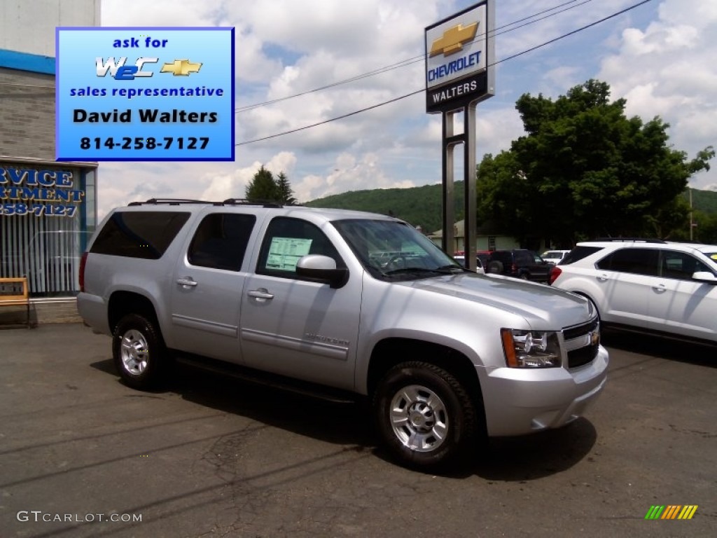 2013 Suburban 2500 LS - Silver Ice Metallic / Ebony photo #1