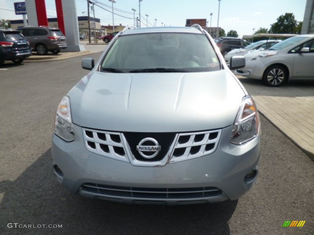 2011 Rogue SL AWD - Silver Ice Metallic / Gray photo #2