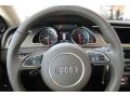 2013 Audi A5 Velvet Beige/Moor Brown Interior Steering Wheel Photo