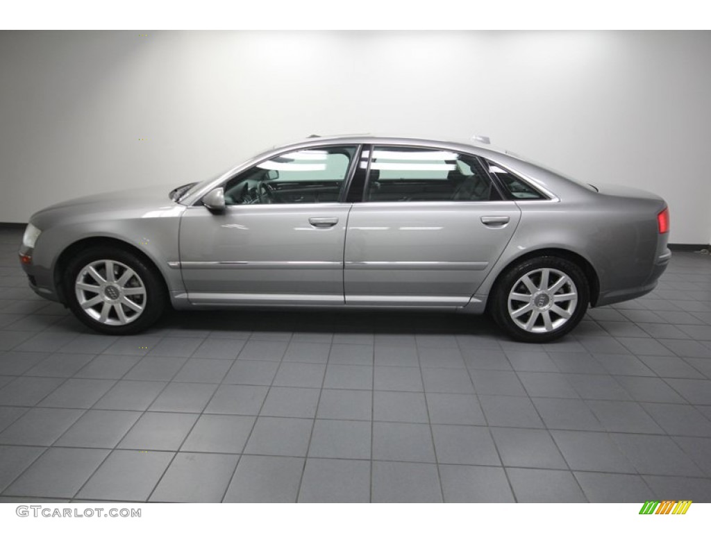 Atlas Grey Metallic 2004 Audi A8 L 4.2 quattro Exterior Photo #83071107